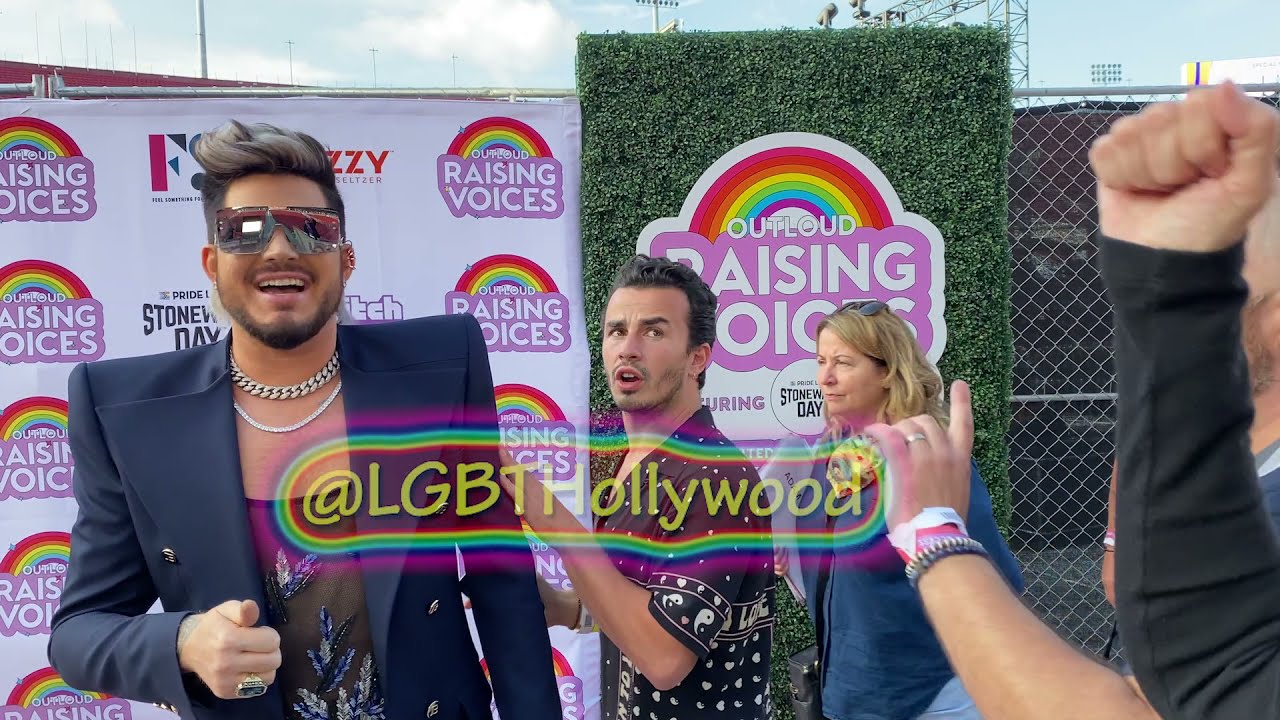 Adam Lambert! OUTLOUD Raising Voices * Pride LGBT Hollywood
